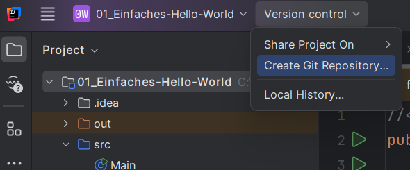 Create Git Repository