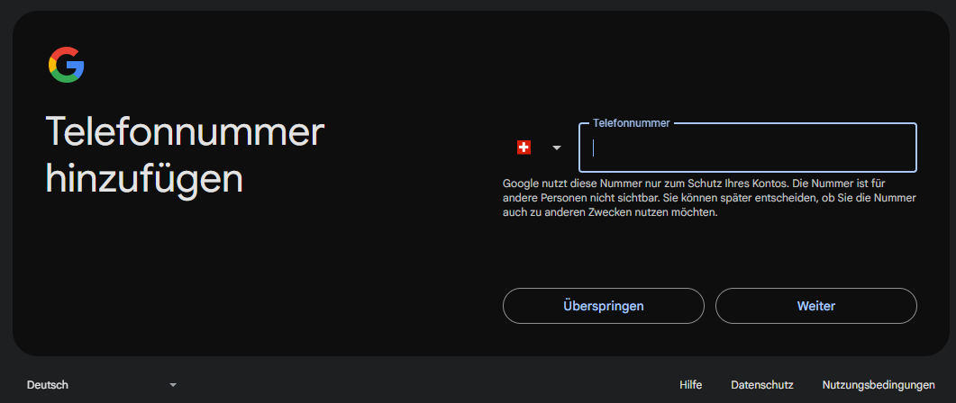 Telefon Nummer